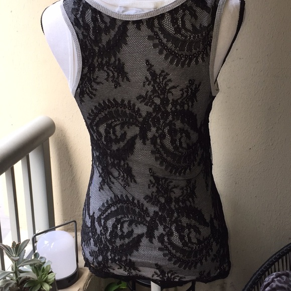 Robert Rodriguez Lace Tank - Picture 3 of 4